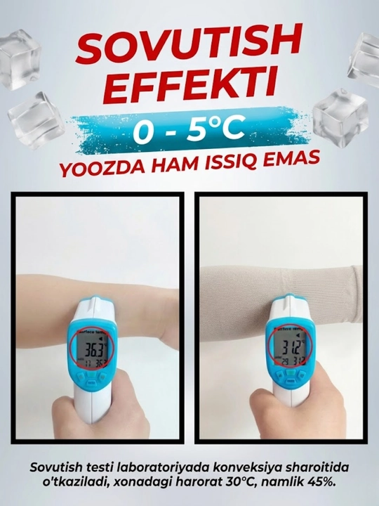 Erkaklar va ayollar uchun universal qo‘l yenglar, quyoshdan himoya, sport, 2 dona