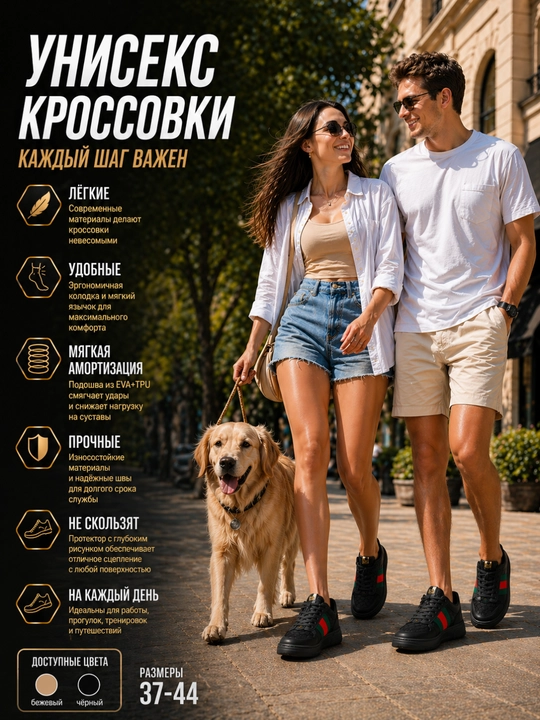 Унисекс кроссовки, для осени и зимы, удобная обувь, Гуччи стиль