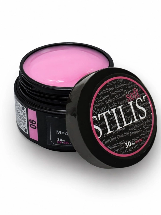 Gel №06, 30 ml, mayin pushti rang, tirnoqlar uchun, STILIST_STORE