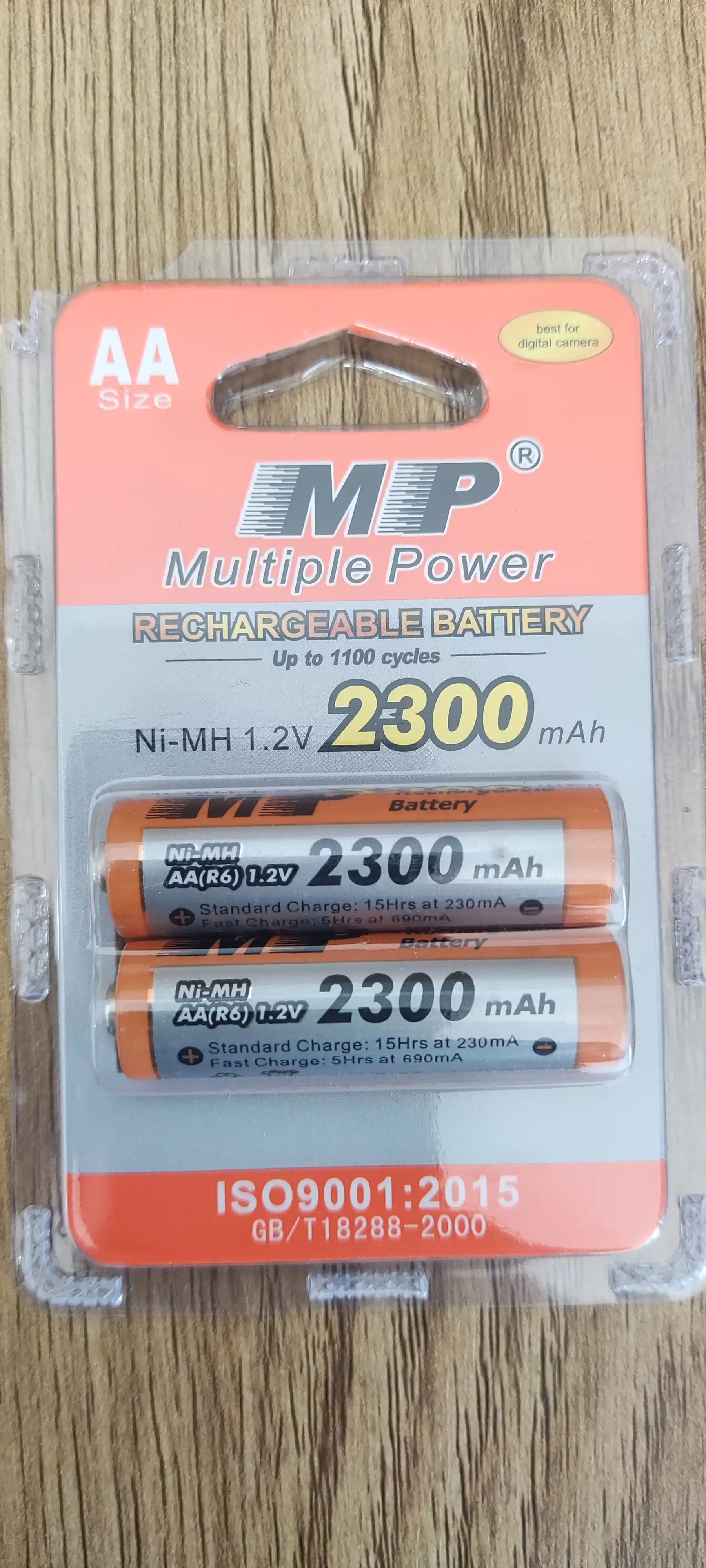 MP Multiple Power — qayta zaryadlanuvchi Ni-MH batareyalar