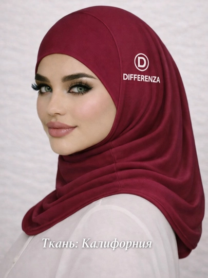 Differenza готовый платок, хиджаб, бони, удобная шапка, качественная ткань - 