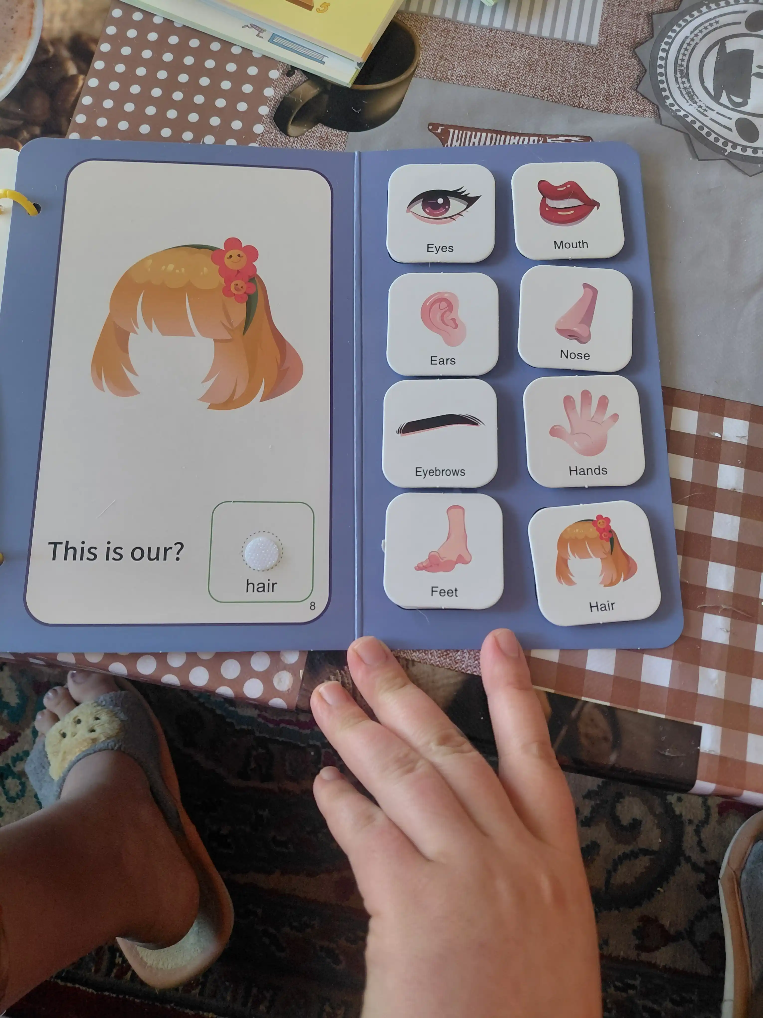 Стикеры с рисунками и бизи бук "busy book" головоломки