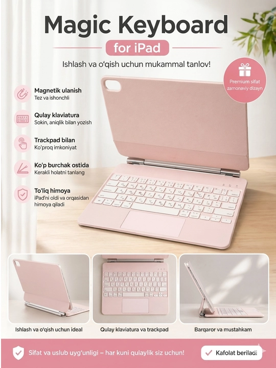 Chexol klaviatura Magic Keyboard iPad A16 uchun - 
