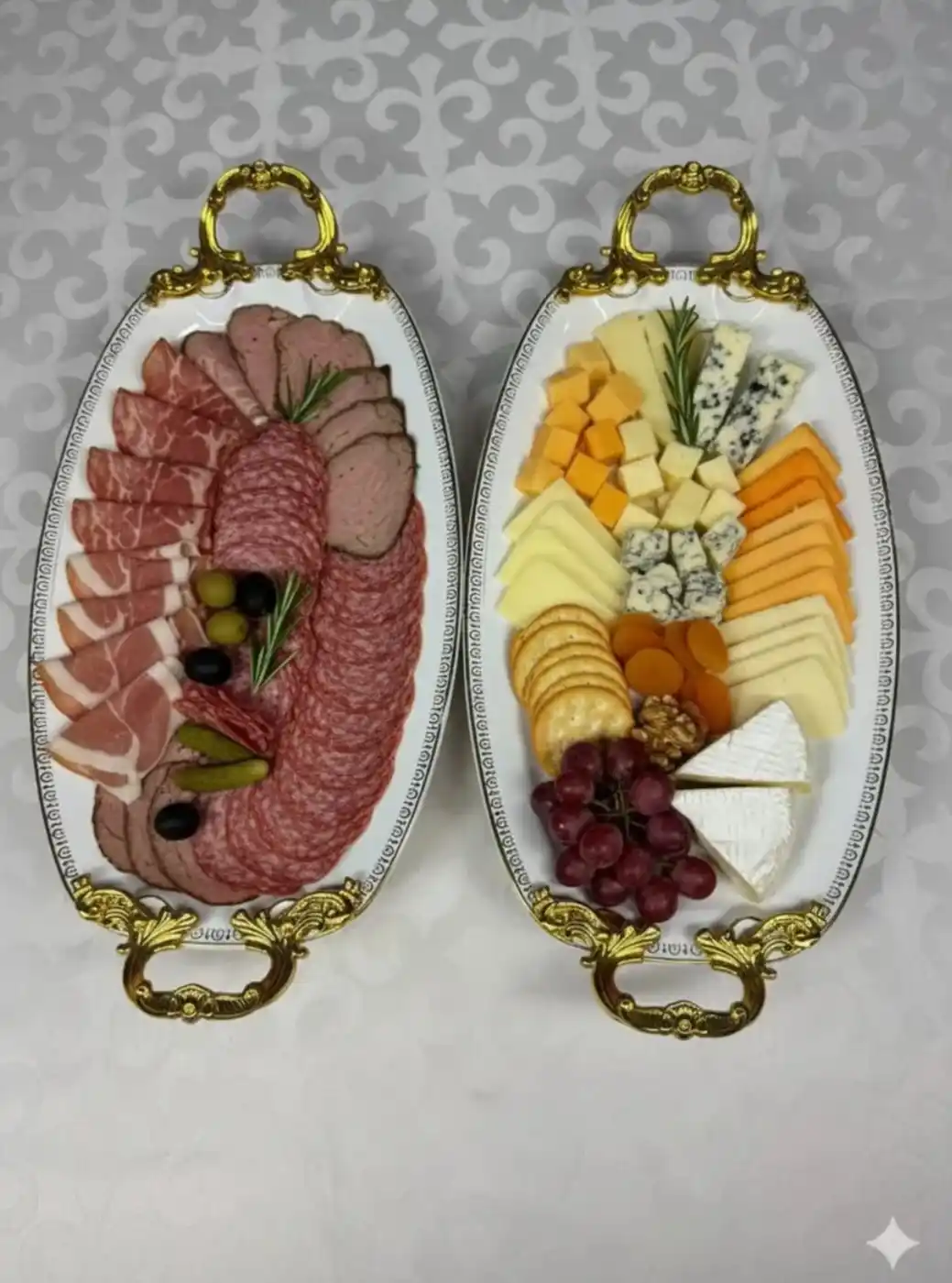 2 dona Shirinlik,salat va gazaklar uchun idish,Bogema plastikdan, lagan servirovka idishi