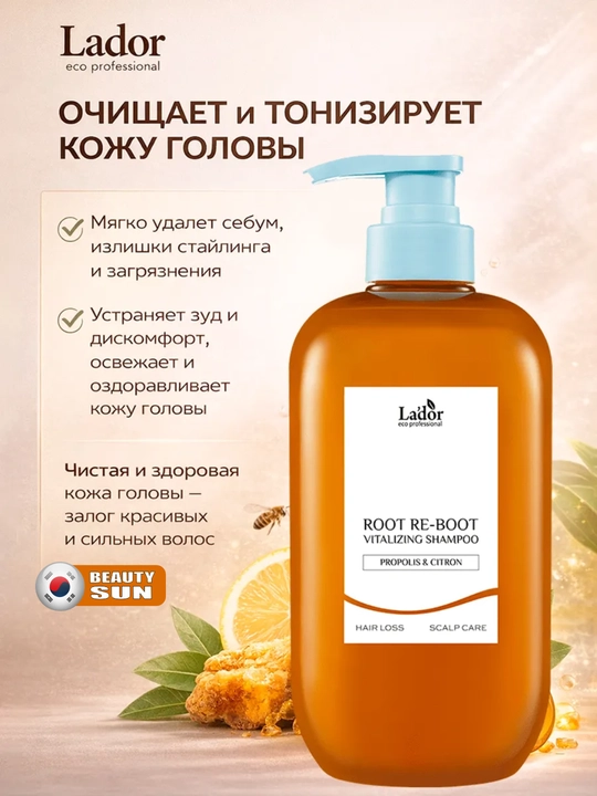 Soch o'sishi uchun shampun, Lador, Root Re-Boot Awakening Shampoo, 800 ml