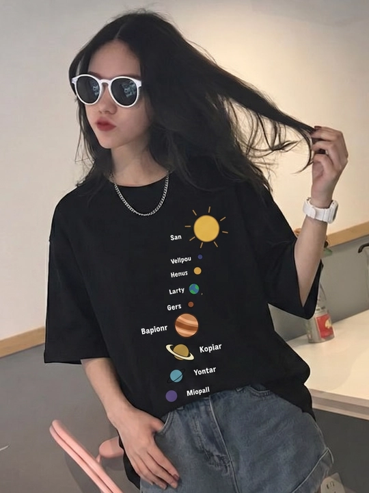 OVERSIZE футболка для женщин и девушек