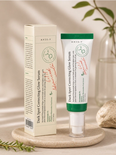 Yuz uchun zardob AXIS-Y Dark Spot Correcting Glow Serum pigmentatsiyaga qarshi, 50 ml - 