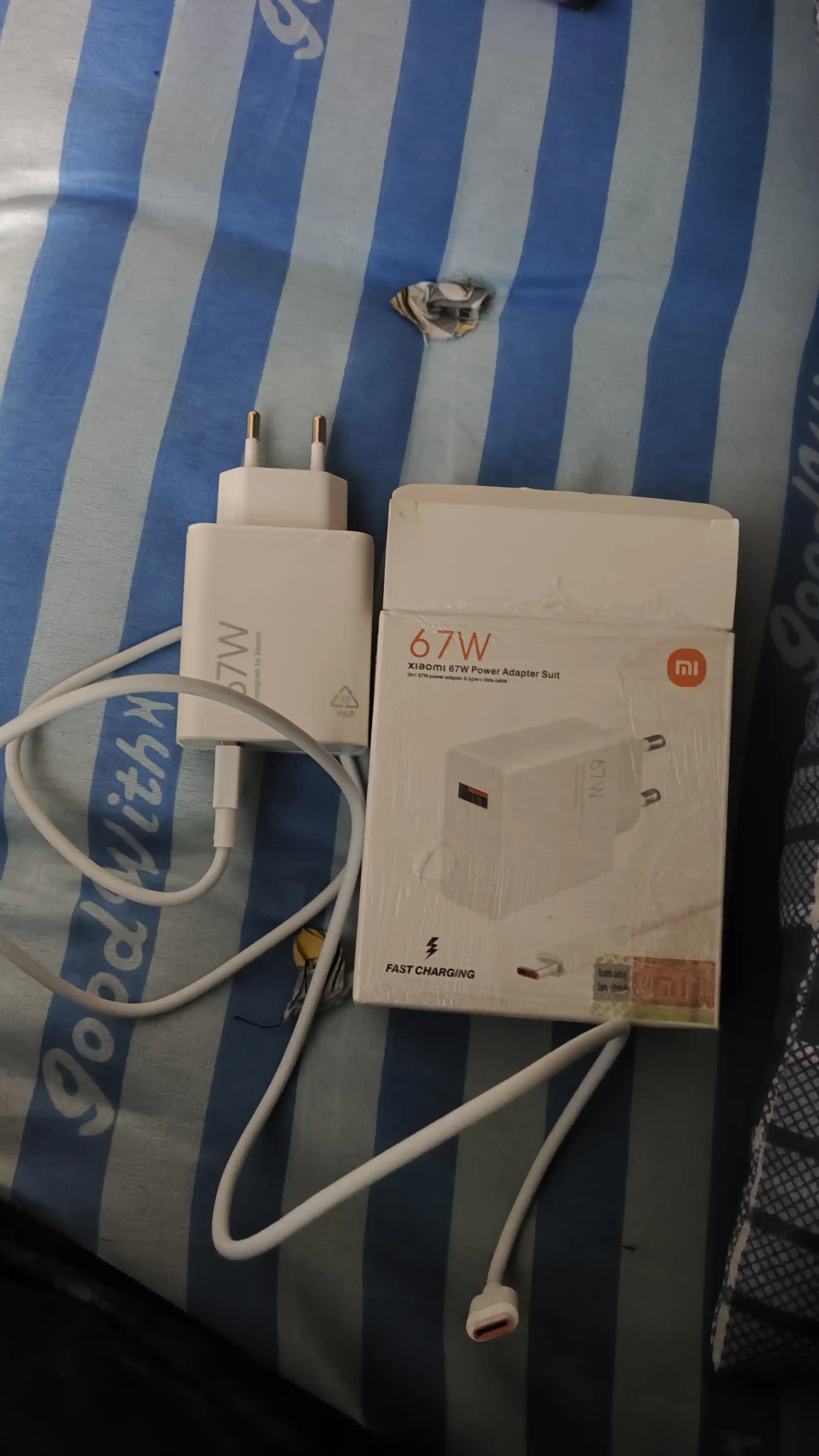 Xiaomi 67W Turbo Max зарядное устройство, адаптер + кабель Type-C 1 м, USB-A