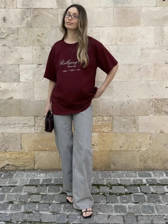 OVERSIZE футболка для женщин и девушек