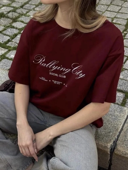OVERSIZE футболка для женщин и девушек