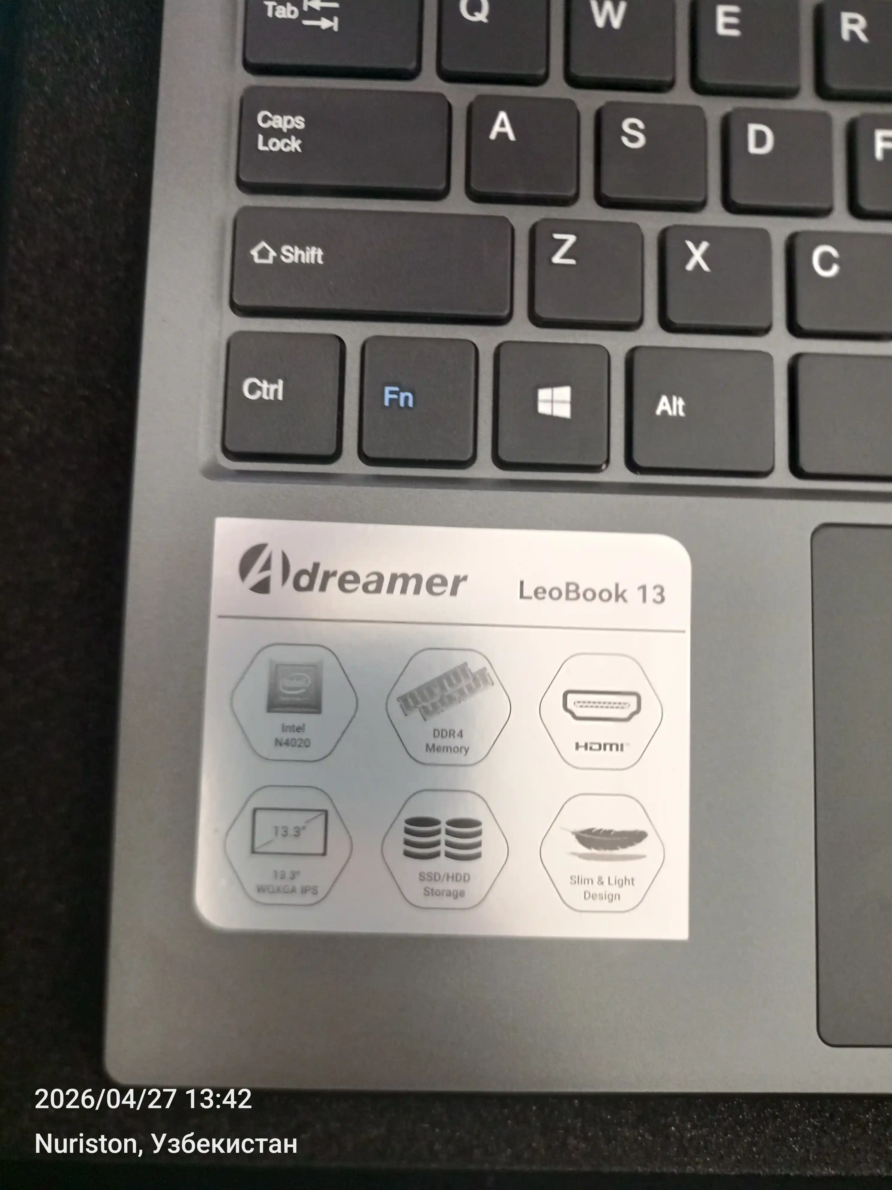 Ноутбук Adreamer LeoBook 13.3 2.5K UHD