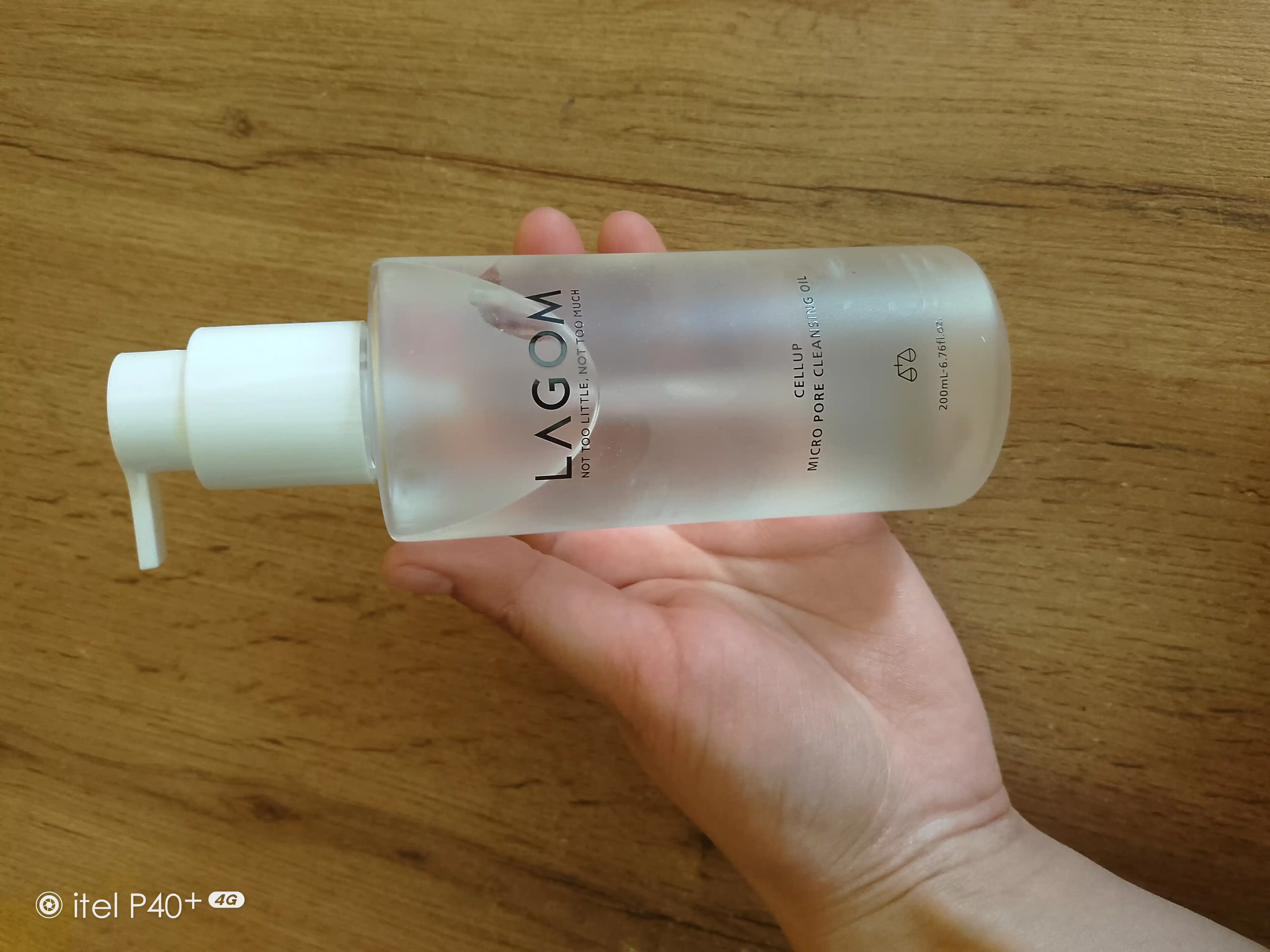 LAGOM — Gidrofil yog‘ makiyaj, SPF va sebumni tozalovchi, 200 ml