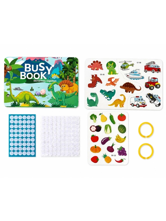 Развивающая книга Бизибук Montessori (Busy Book)