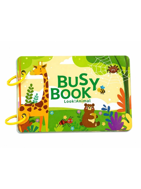 Развивающая книга Бизибук Montessori (Busy Book)