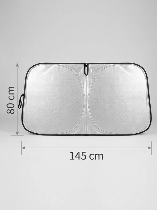 Солнцезащитный экран 145×80 см ,сохраняет салон от выгорания и UV-лучей