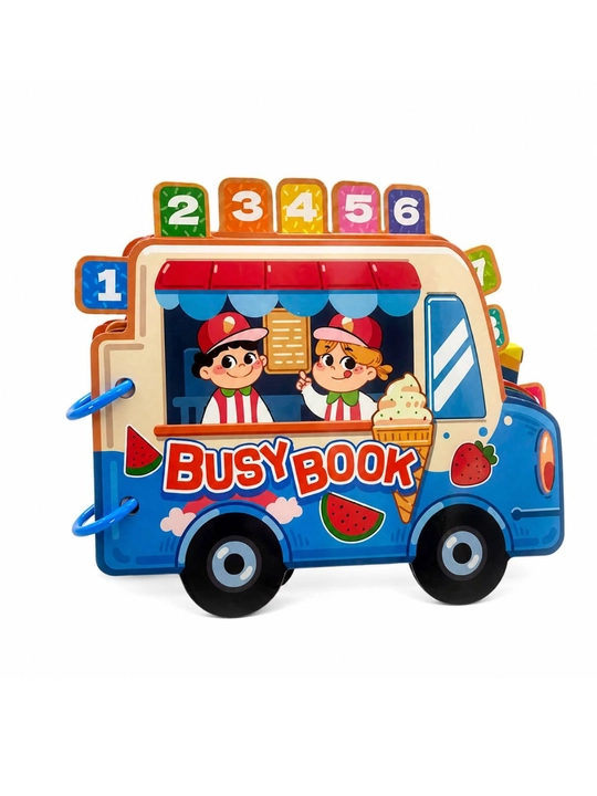 Развивающая книга Бизибук Montessori (Busy Book)