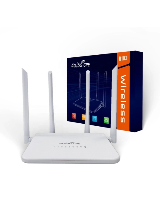 Беспроводная SIM-карта с поддержкой Wi-Fi 4G LTE 2.4G для дома, брандмауэром, VPN и QoS - 
