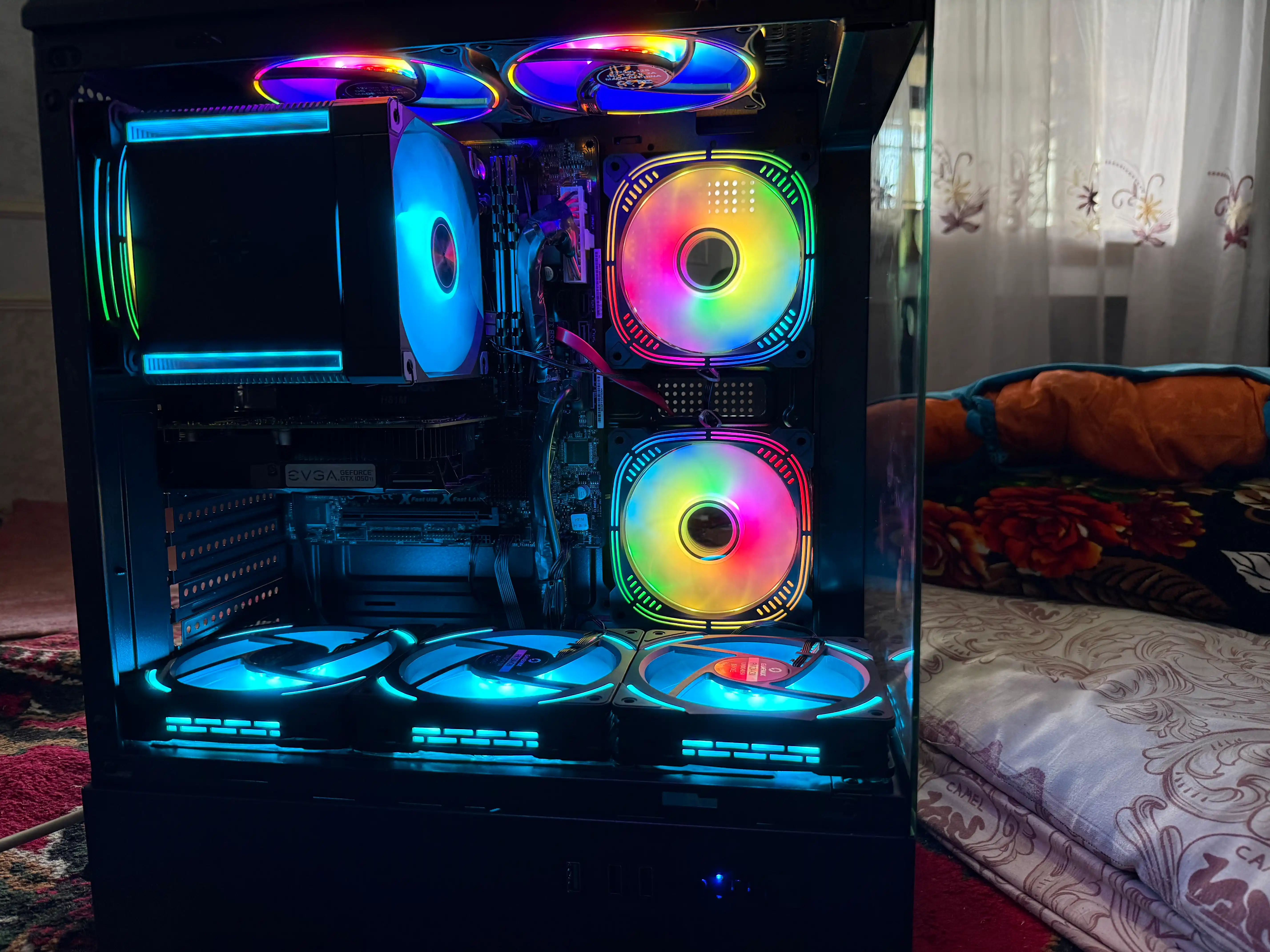 Кулер для процессора Snowman MT880 V4, 8 тепловых трубок, 2 RGB вентилятора