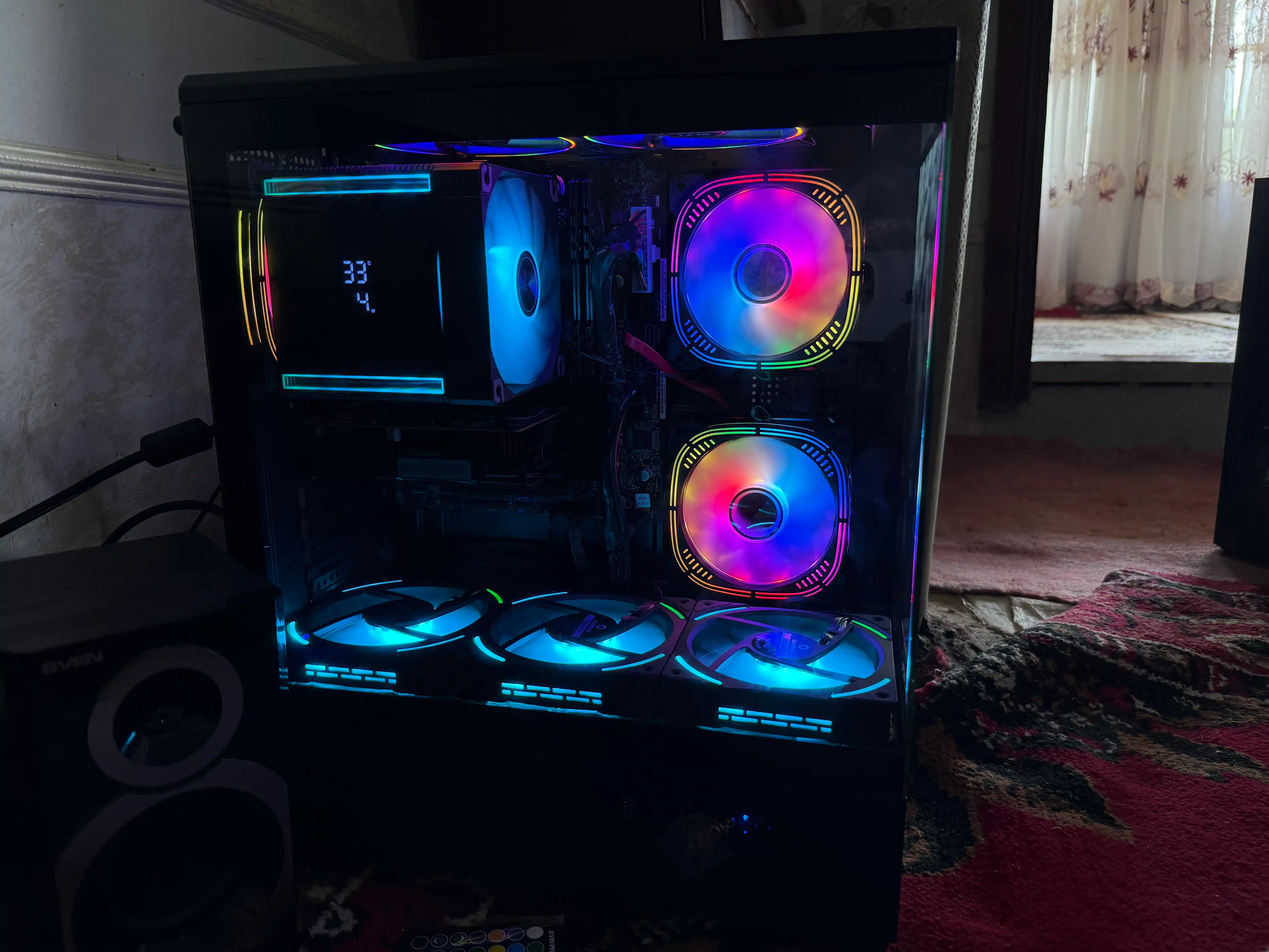 Набор вентиляторов GameMax KF300 3×120 мм ARGB с V4.0 HUB и пультом управления