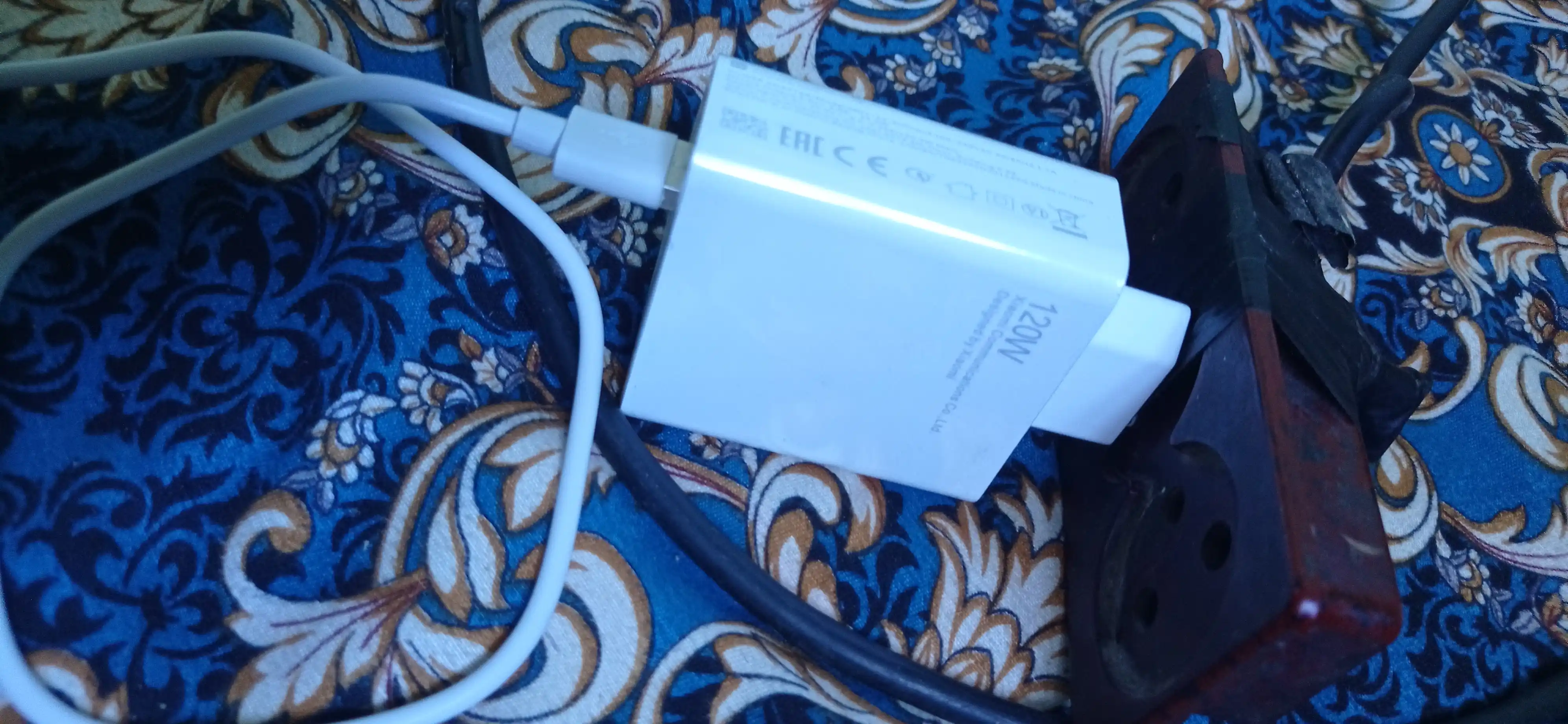 Быстрое зарядное устройство  с кабелем Type-C/USB, мощностью 33/67/120 Вт, 6А