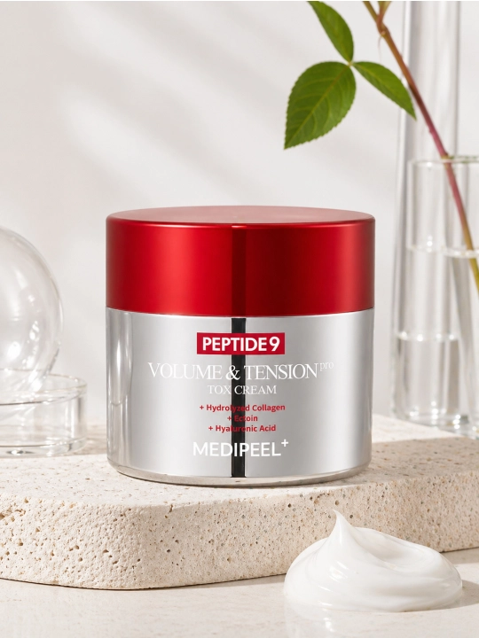 Medipeel Peptide 9 Volume & Tension Tox Cream Pro - ajin uchun peptidli krem - 