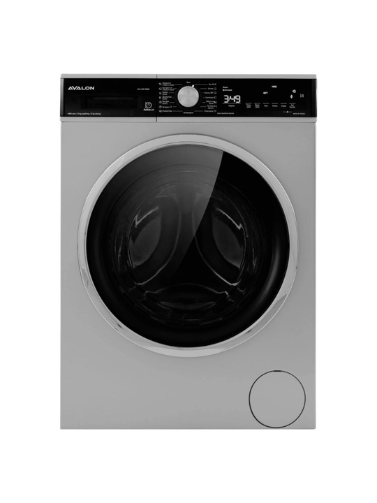 Стиральная машина Avalon AVL-WD 9060 S, 9 кг, 1400 об/мин, стирка+сушка, инвертор, A+++ - 
