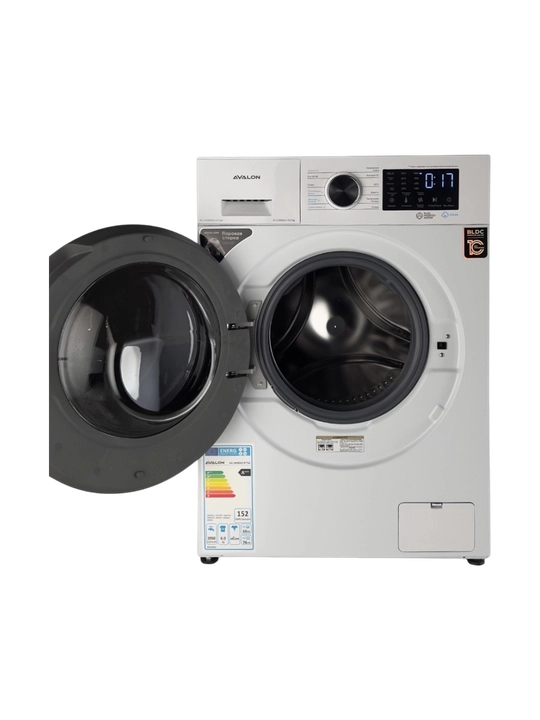 Kir yuvish mashinasi Avalon AVL-WM 6040 W Flat, 6 kg, 1000 rpm, inverter, tez yuvish