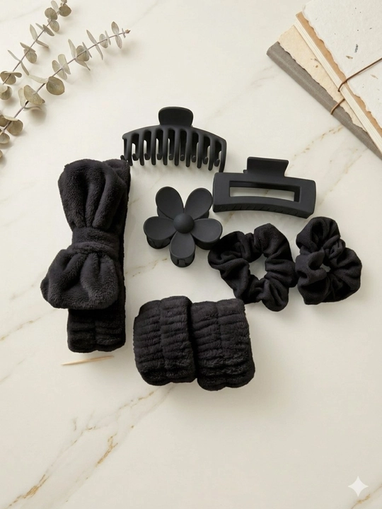 Набор аксессуаров для волос – резинки, заколки и повязки