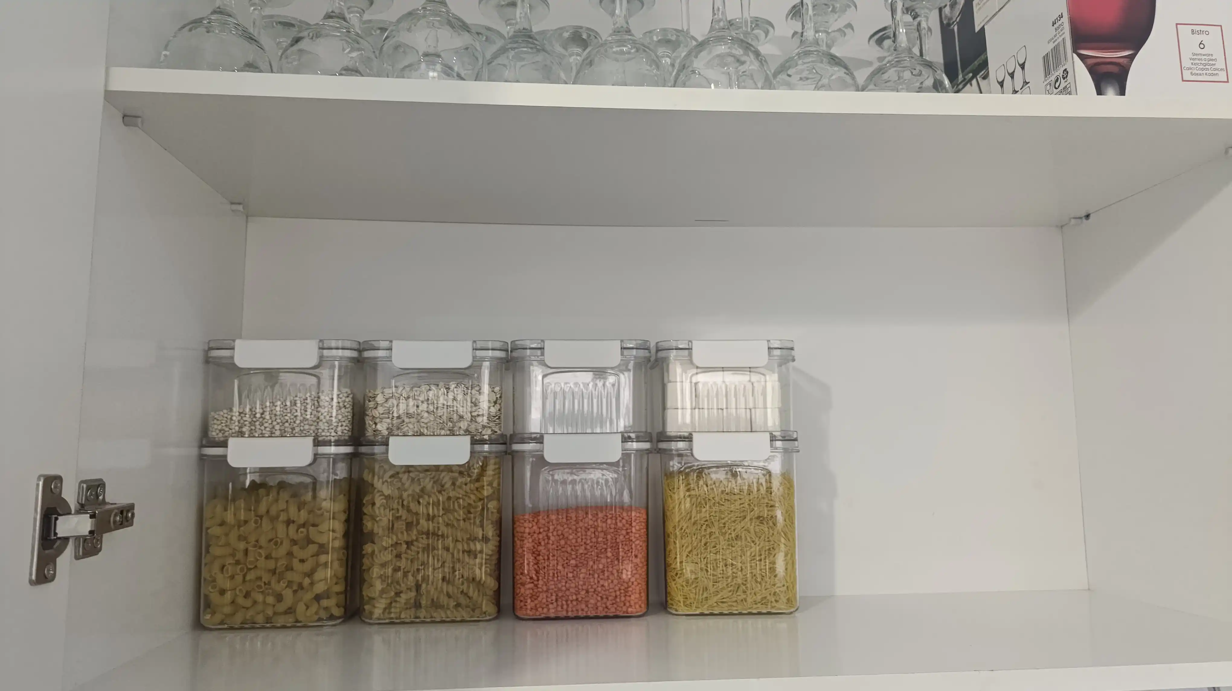 Контейнер для круп, для хранения сыпучих продуктов, акриловый, 1 шт