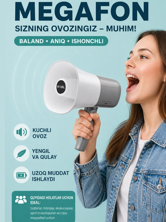 Megaphone 918L, rupor, karnay