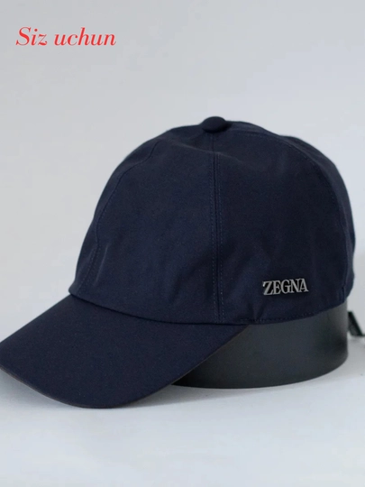 Кепка, черная, ZEGNA BOSS, унисекс