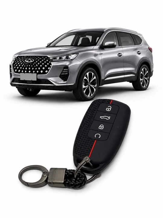 Силиконовый чехол ключа Chery Tiggo 7 8 защита брелка - 