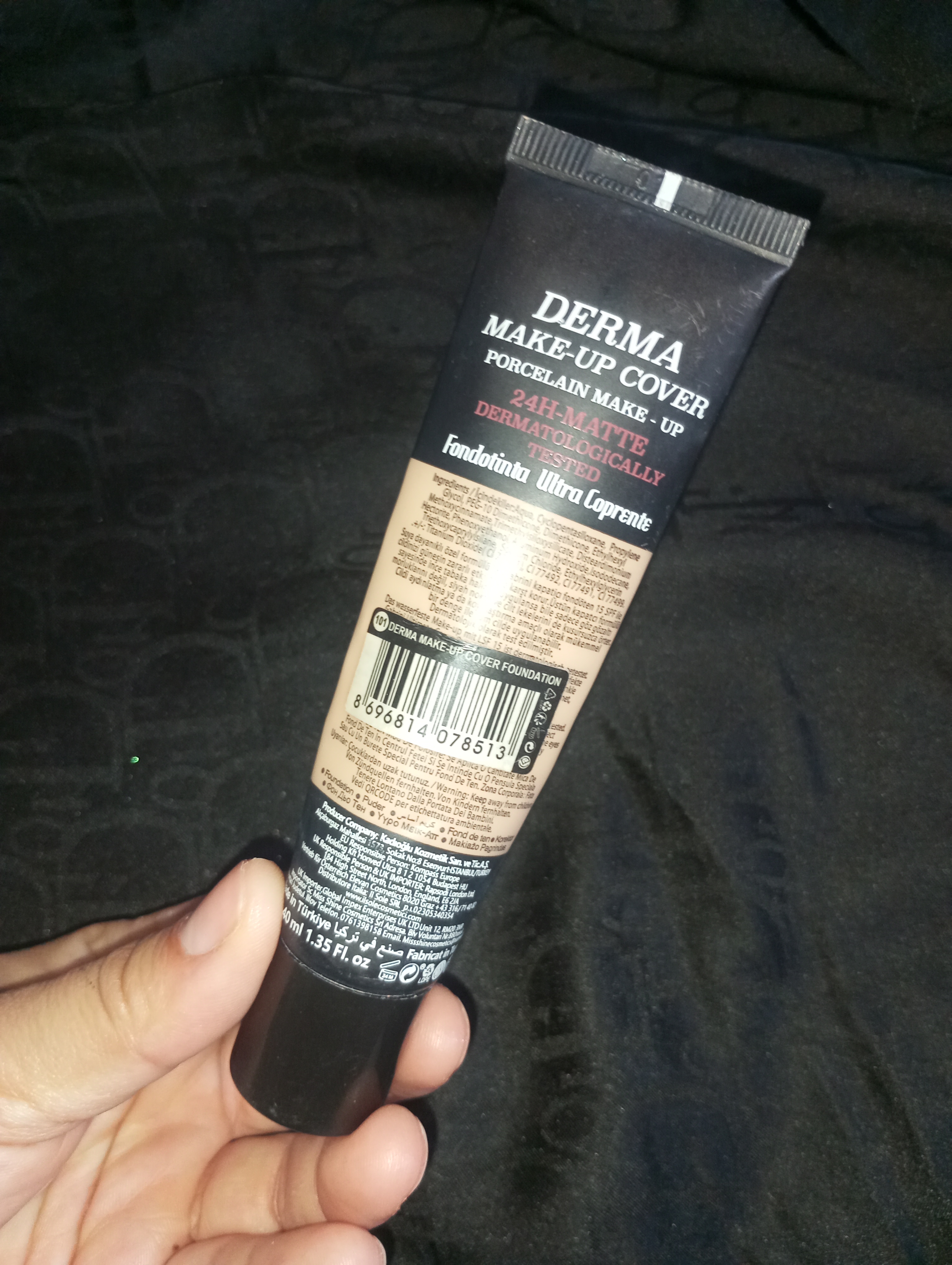 Matlovchi Gabrini Drema tonal krem, makiyaj ostiga most keluvchi, tonal krem SPF 15, 40 ml