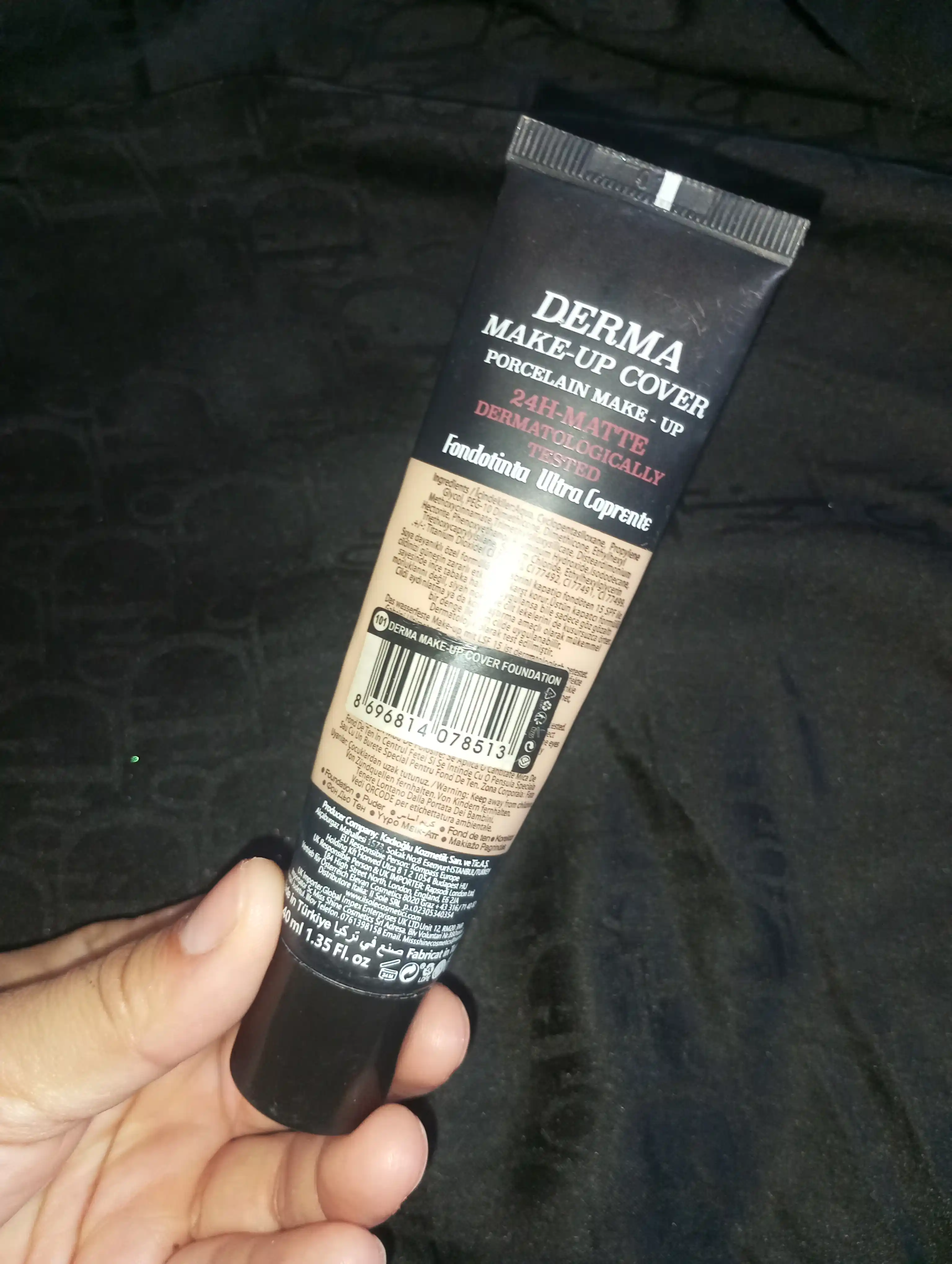 Matlovchi Gabrini Drema tonal krem, makiyaj ostiga most keluvchi, tonal krem SPF 15, 40 ml