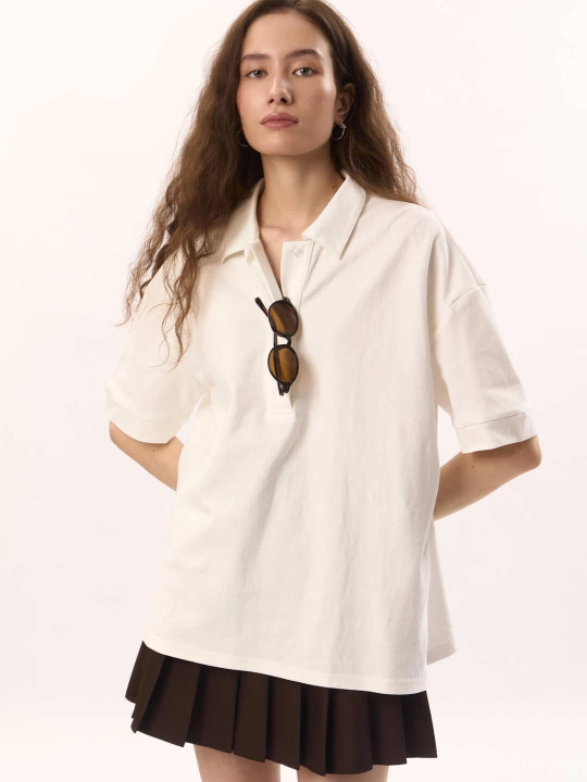 Polo futbolka oversize  JT8601-30618 - 
