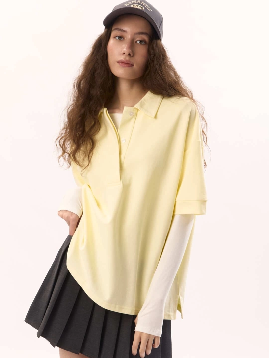Polo futbolka oversize  JT8601-30618