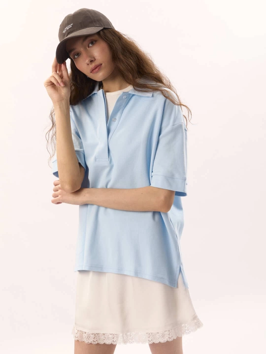 Polo futbolka oversize  JT8601-30618