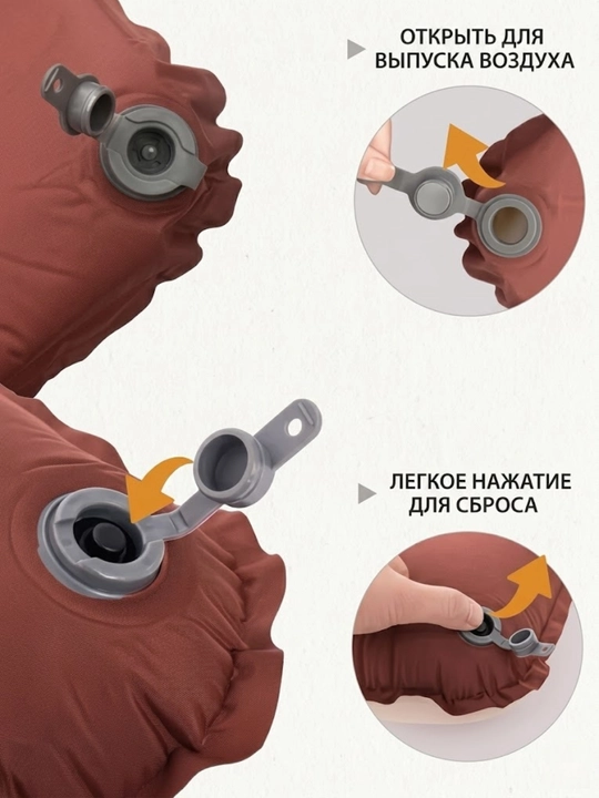 O'zi shishadigan anatomik kemping va dam olish yostig'i