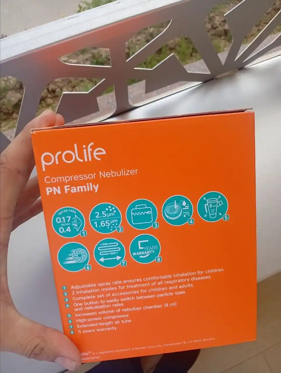 Небулайзер Prolife PN Family, компрессорный ингалятор для детей и взрослых, 2 режима