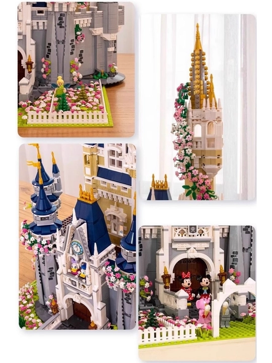 Lego Конструктор Сказочный Замок Дисней (Disney) с LED-подсветкой, 9500+ деталей