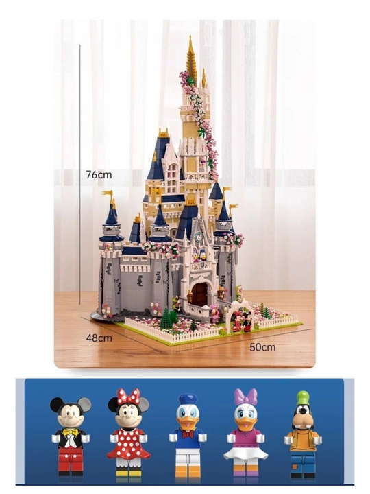 Lego Конструктор Сказочный Замок Дисней (Disney) с LED-подсветкой, 9500+ деталей