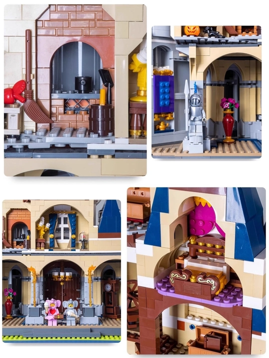 Lego Конструктор Сказочный Замок Дисней (Disney) с LED-подсветкой, 9500+ деталей