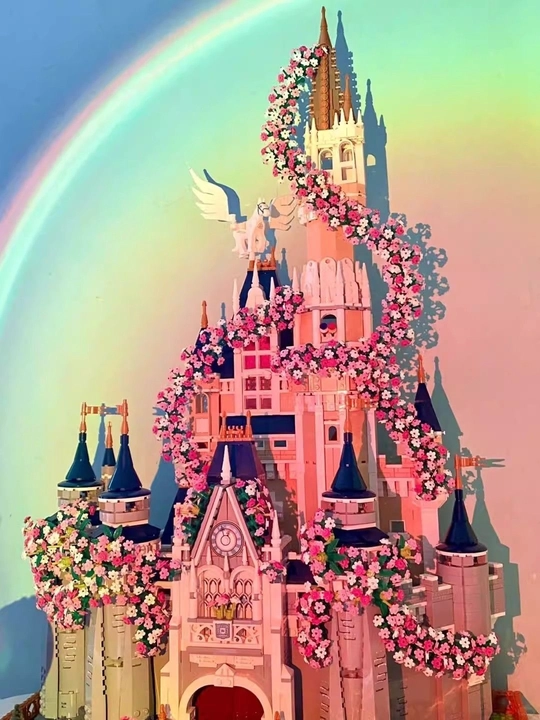 Lego Конструктор Сказочный Замок Дисней (Disney) с LED-подсветкой, 9500+ деталей
