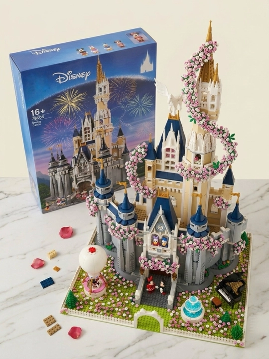 Lego Конструктор Сказочный Замок Дисней (Disney) с LED-подсветкой, 9500+ деталей