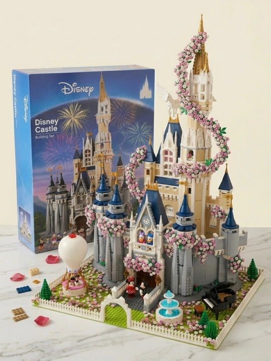 Lego Конструктор Сказочный Замок Дисней (Disney) с LED-подсветкой, 9500+ деталей