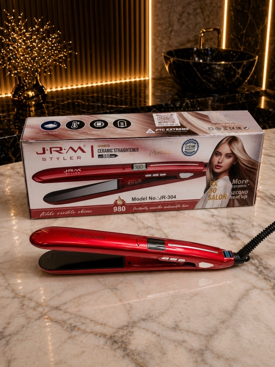 Professional soch tekislovchi dazmol JRM styler LCD displeyli