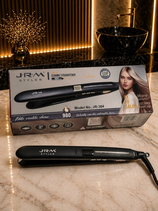 Professional soch tekislovchi dazmol JRM styler LCD displeyli
