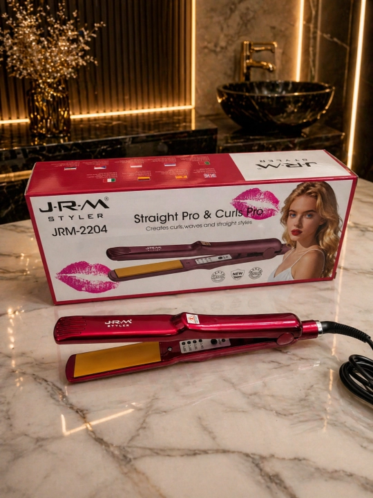 Professional soch tekislovchi dazmol JRM styler LCD displeyli