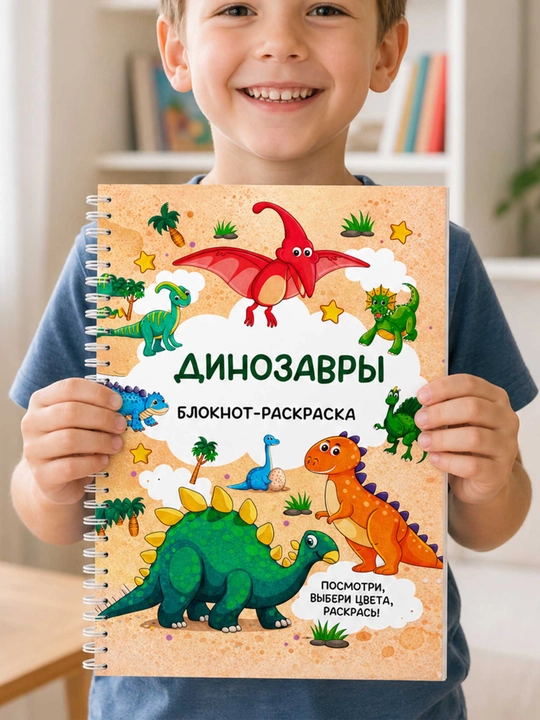 Раскраска «Динозавры 3» для детей — купить на Uzum Market - 