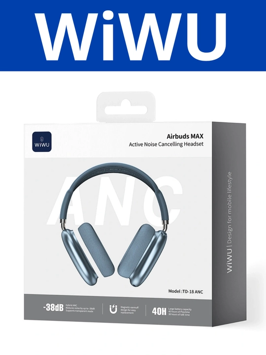 WiWU Airbuds MAX (TD-18 ANC) — премиальные наушники с шумоподавлением - 